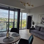 דירה Hanza Tower Prestige Skyline 13th Floor With Balcony *