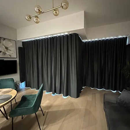 דירה Hanza Tower Prestige Skyline 13th Floor With Balcony *