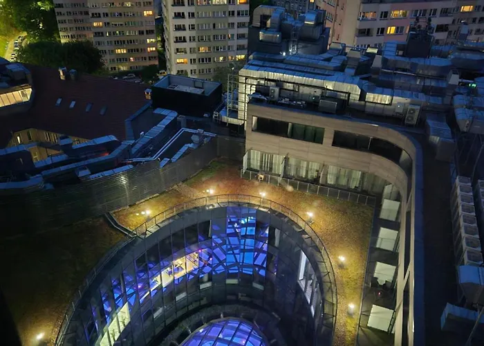 Hanza Tower Prestige Skyline 13th Floor With Balcony Apartamento